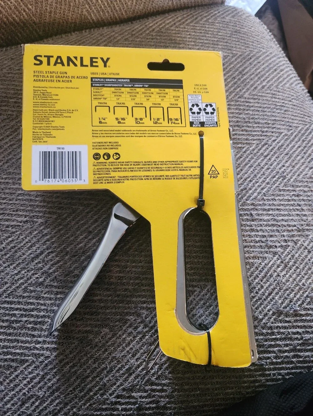 Stanley Chrome Staple Gun - Picture 4 of 4